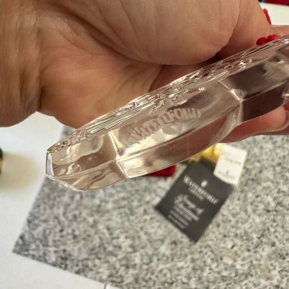 Waterford Crystal 1999 The Songs of Christmas 4th Ed “Joy to the World” Ornament - Picture 6 of 9